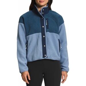 The North Face Cragmont Fleece Jacket Folk Blue Shady Blue Summit Navy Coat-XS